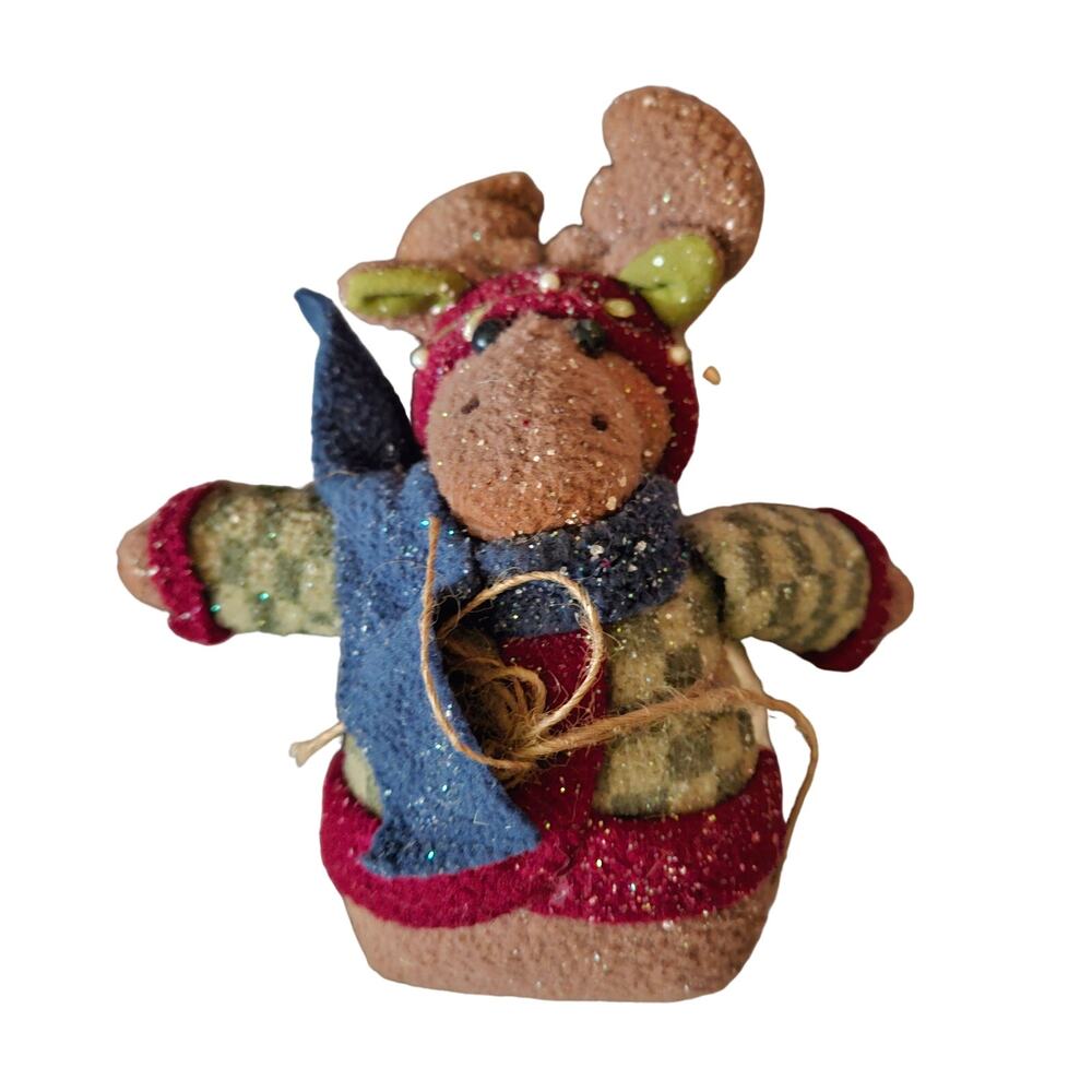Dan Dee Christmas Winter Moose Plush Small